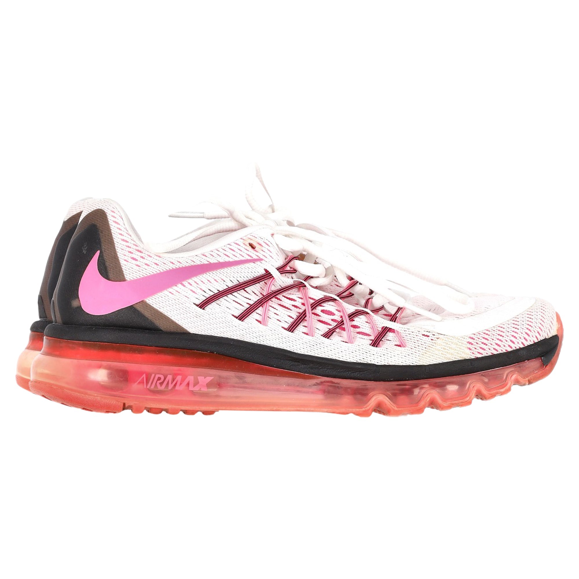 Nike Air Max 2015 Lace-Up Runner Shoes in Multicolor Polyester