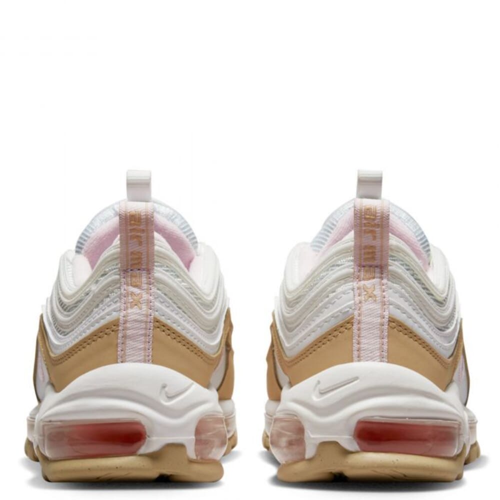 Grade-School Nike Air Max 97 Summit White/Pink Foam-Sesame 921522-113