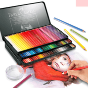 120 Faber-Castell Polychromos Artist Colour Pencils Tin Set