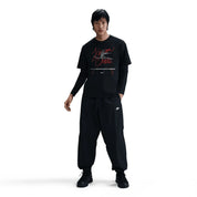 Nike Jordan Chiles T-Shirt Unisex Black Graphic 100% Cotton Pullover DSGL840
