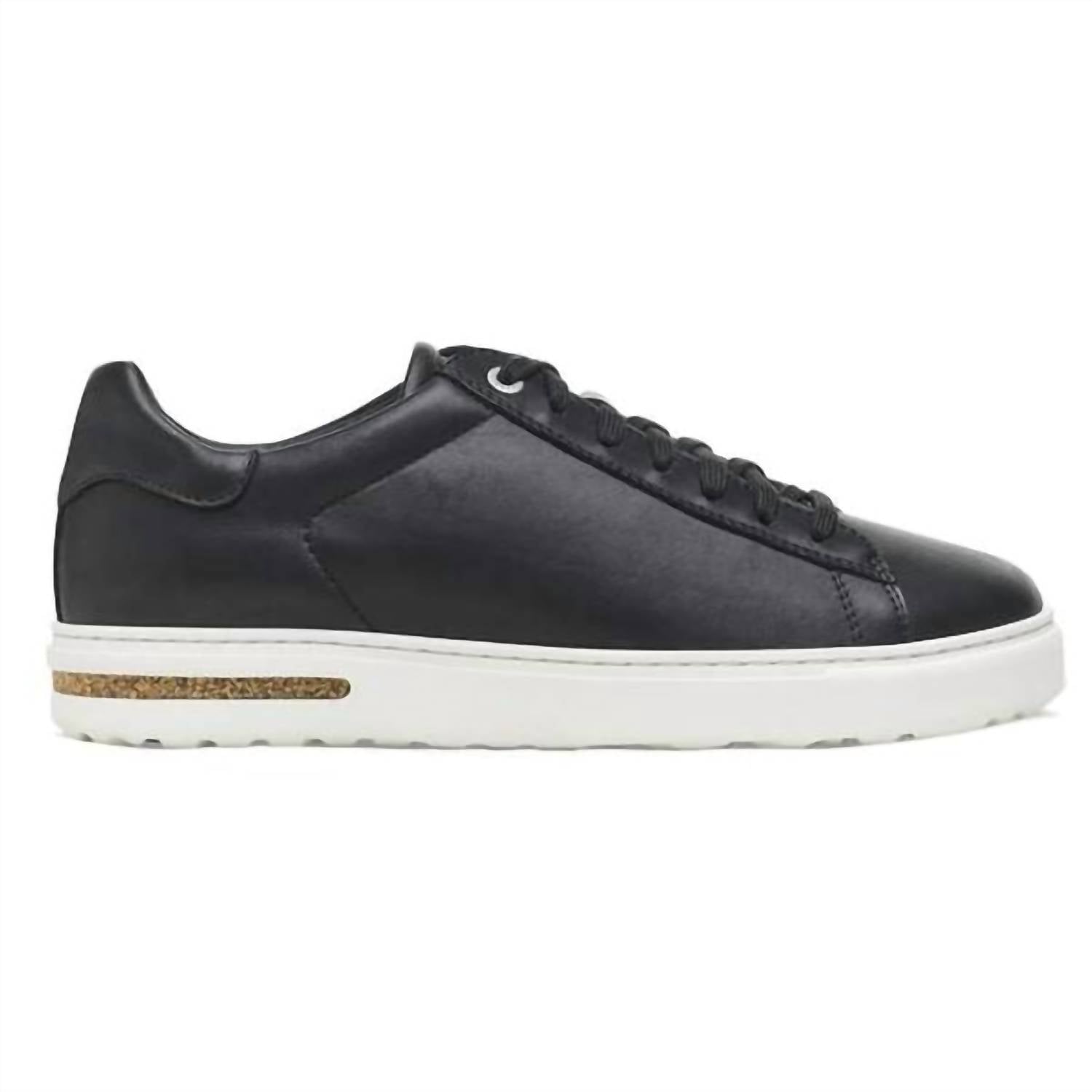 Women's Bend Low Natural Leather Sneakers In Black