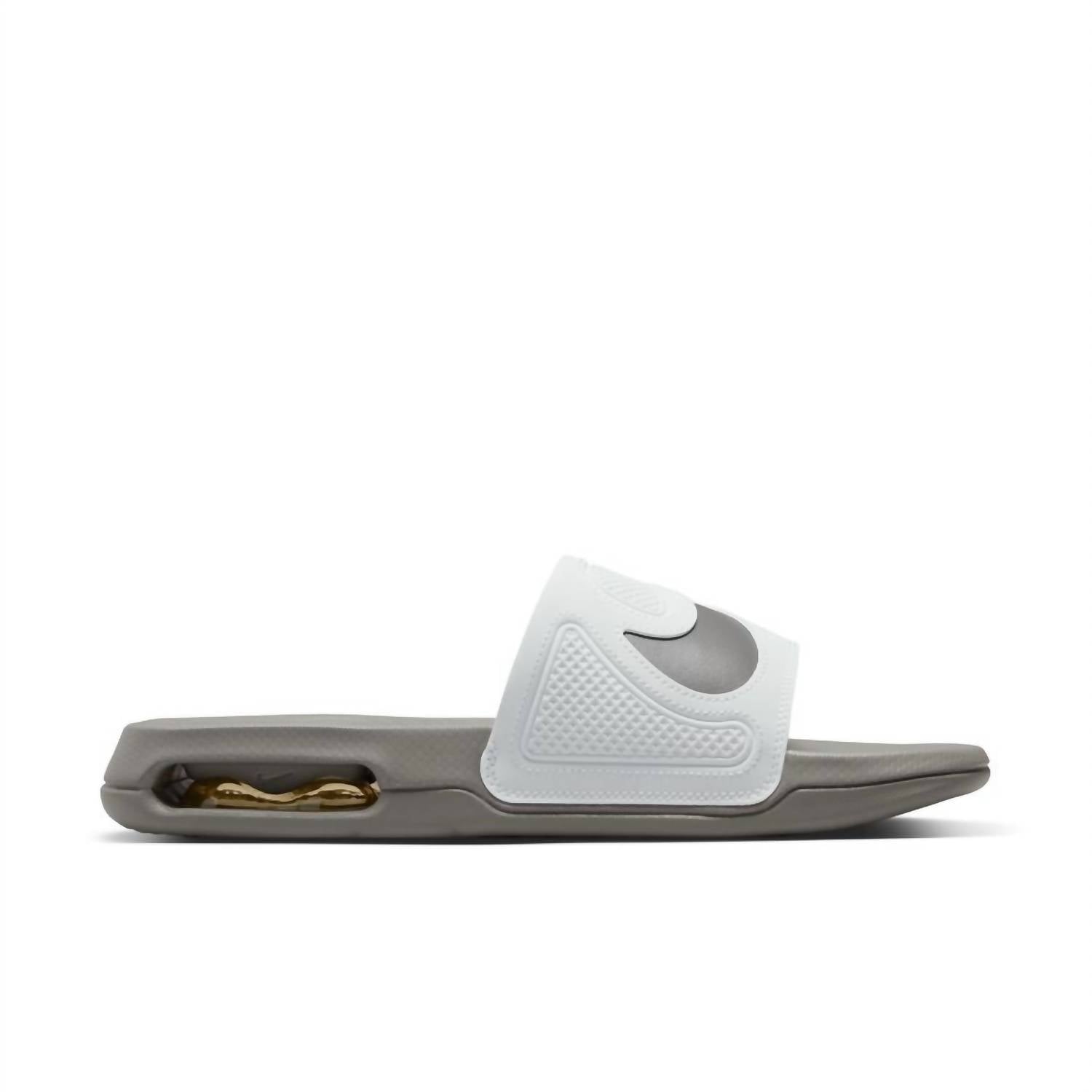 Men's Air Max Cirro Sandals In Platinum Tint/flat Pewter-Magma Orange