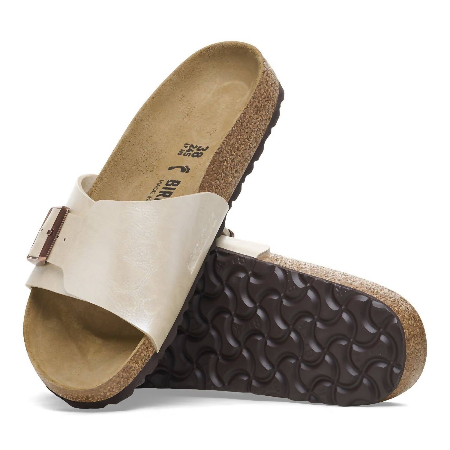 Women's Catalina Bs Birko-Flor Sandal In Graceful Pearl White
