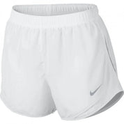 Nike Tempo Running Shorts Womens White Dri-Fit Brief-Lined Activewear DSGL238