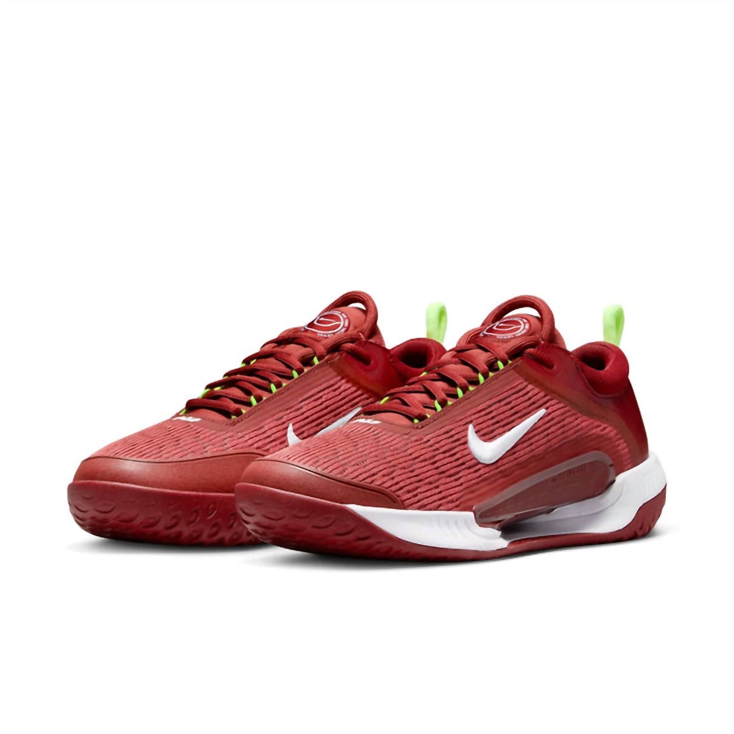 Men's Zoom Court Nxt Shoe In Cedar/team Red