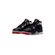 Pre-School Nike Jordan 4 Retro Black/Fire Red-Cement Grey BQ7669-006
