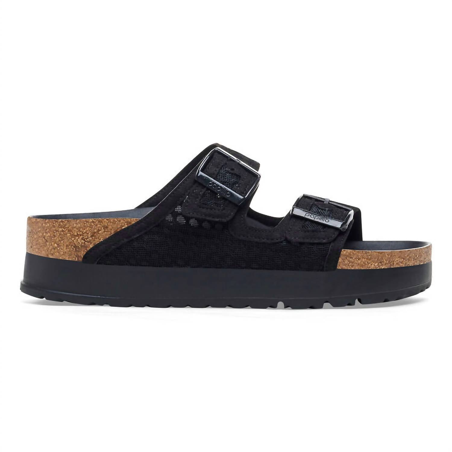 Women's Arizona Flex Platform Sandal In Black Mesh