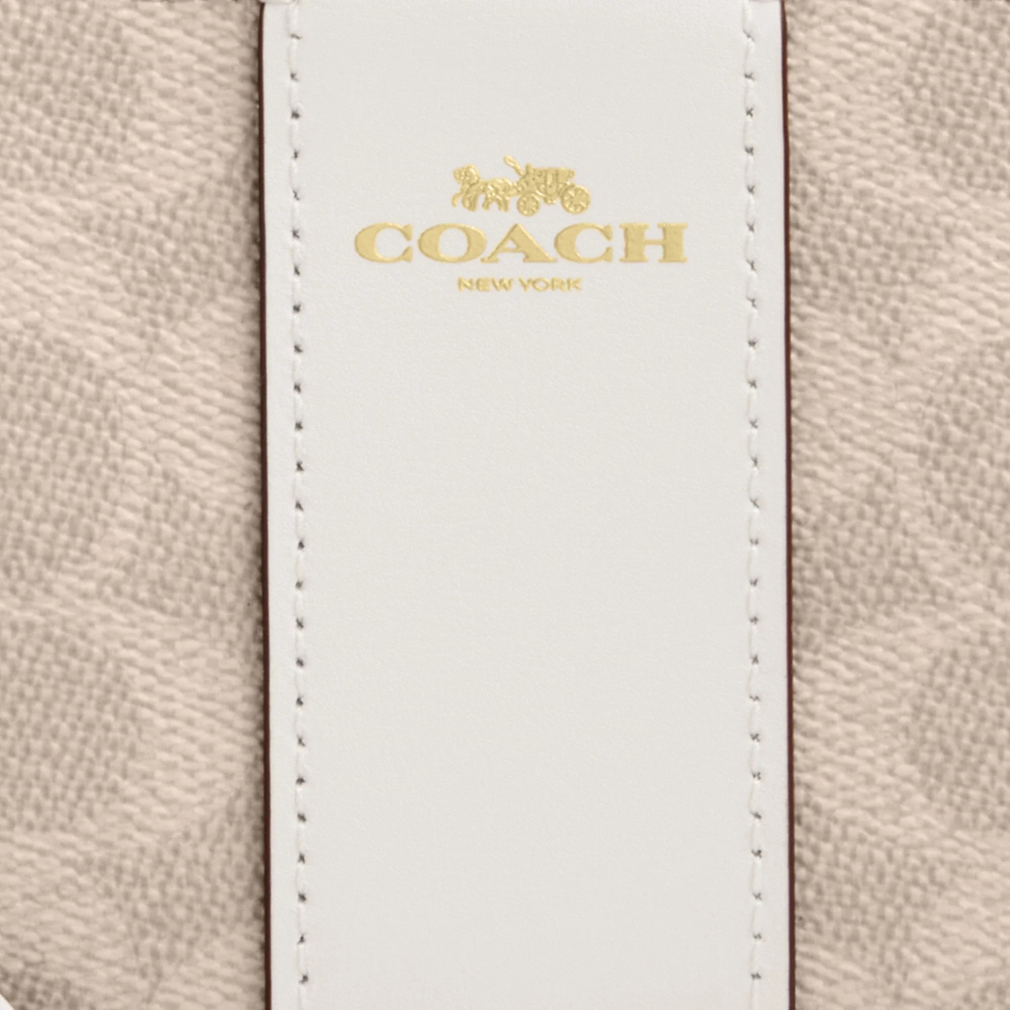 Coach Outlet Corner Zip Wristlet In Signature Canvas With Stripe