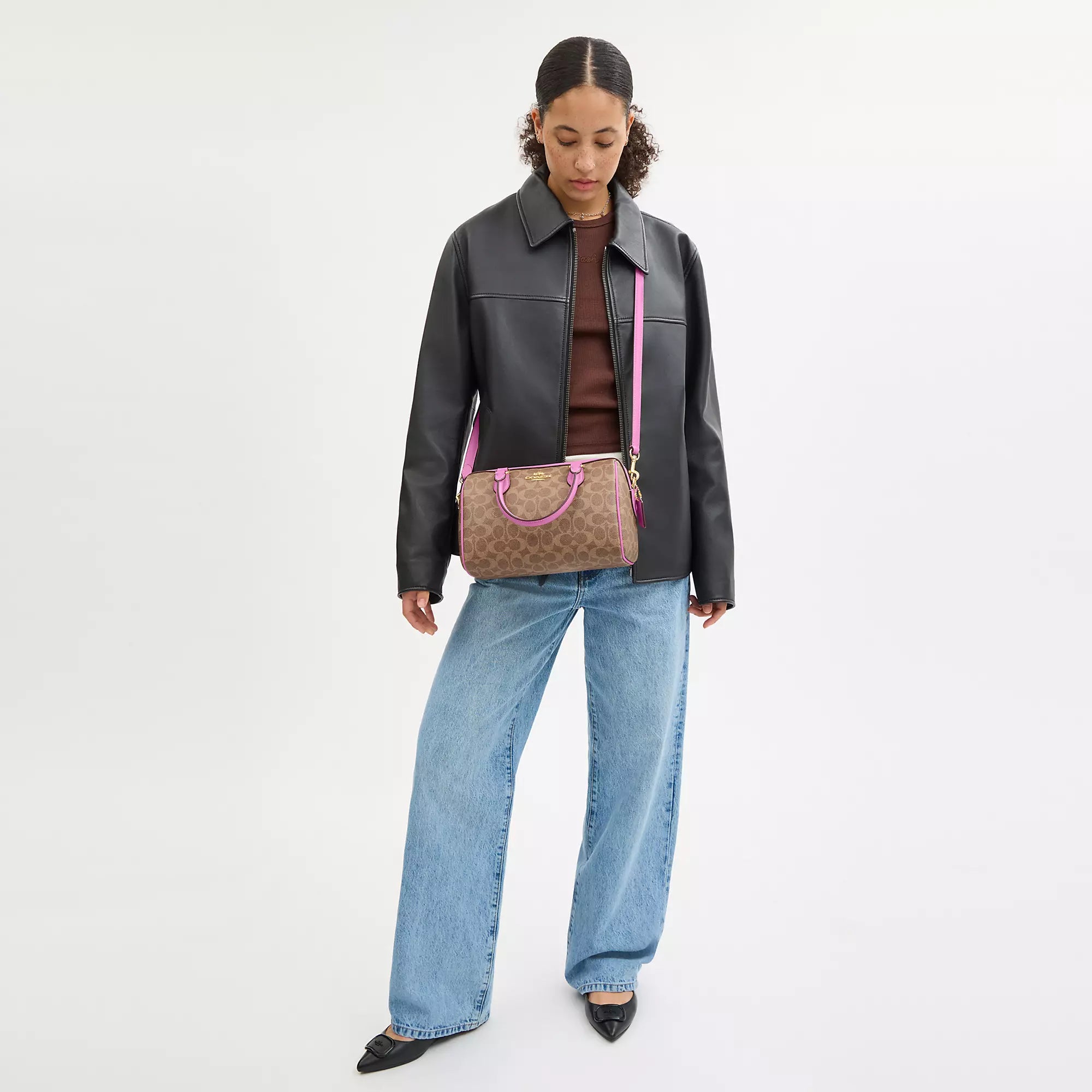 Coach Outlet Rowan Satchel Bag In Signature Canvas