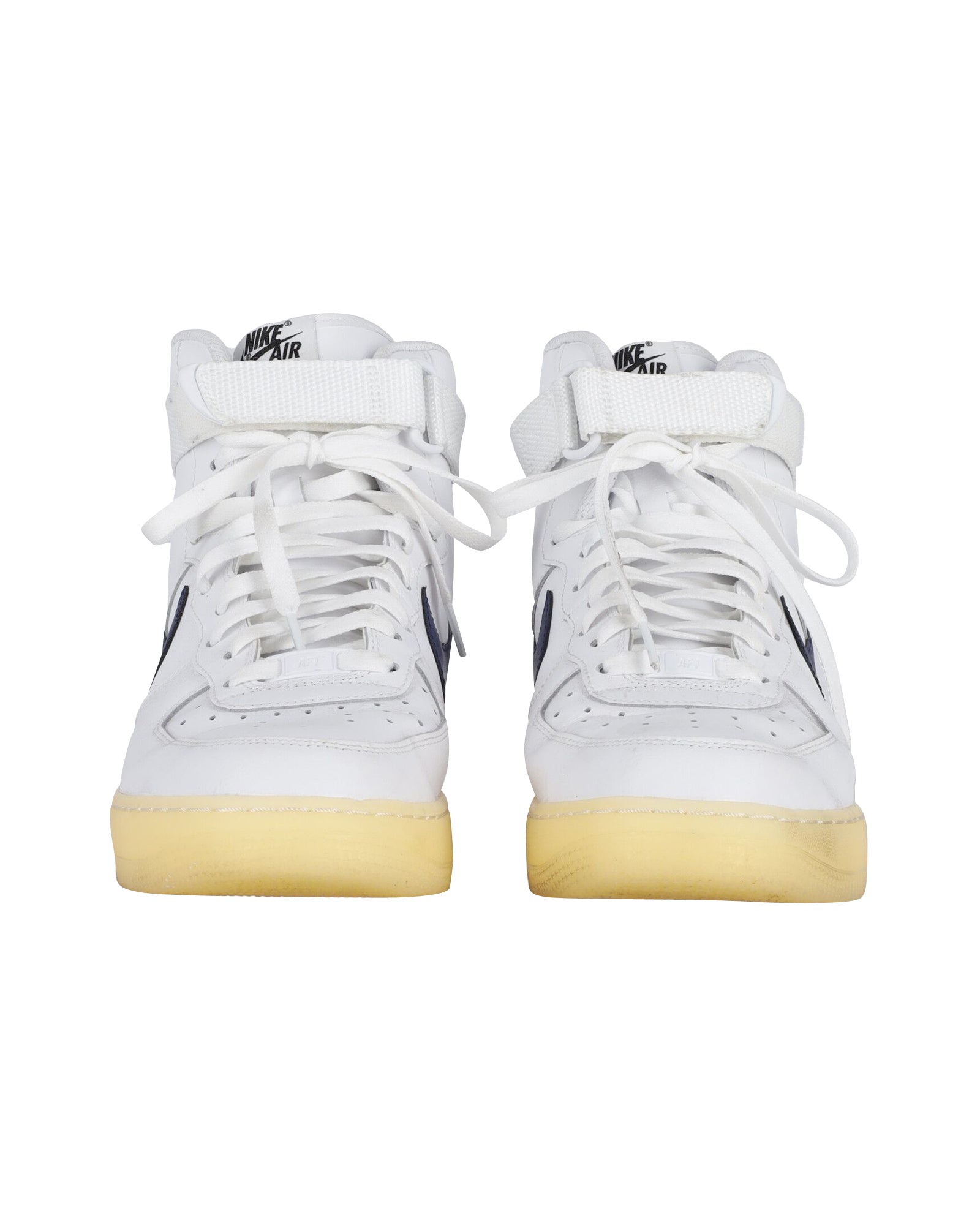 Nike Air Force 1 High By You in White Leather - 44