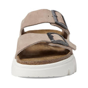 Women's Birkenstock Arizona 1024950 Sandal Warm Sand Suede Platform GAL252