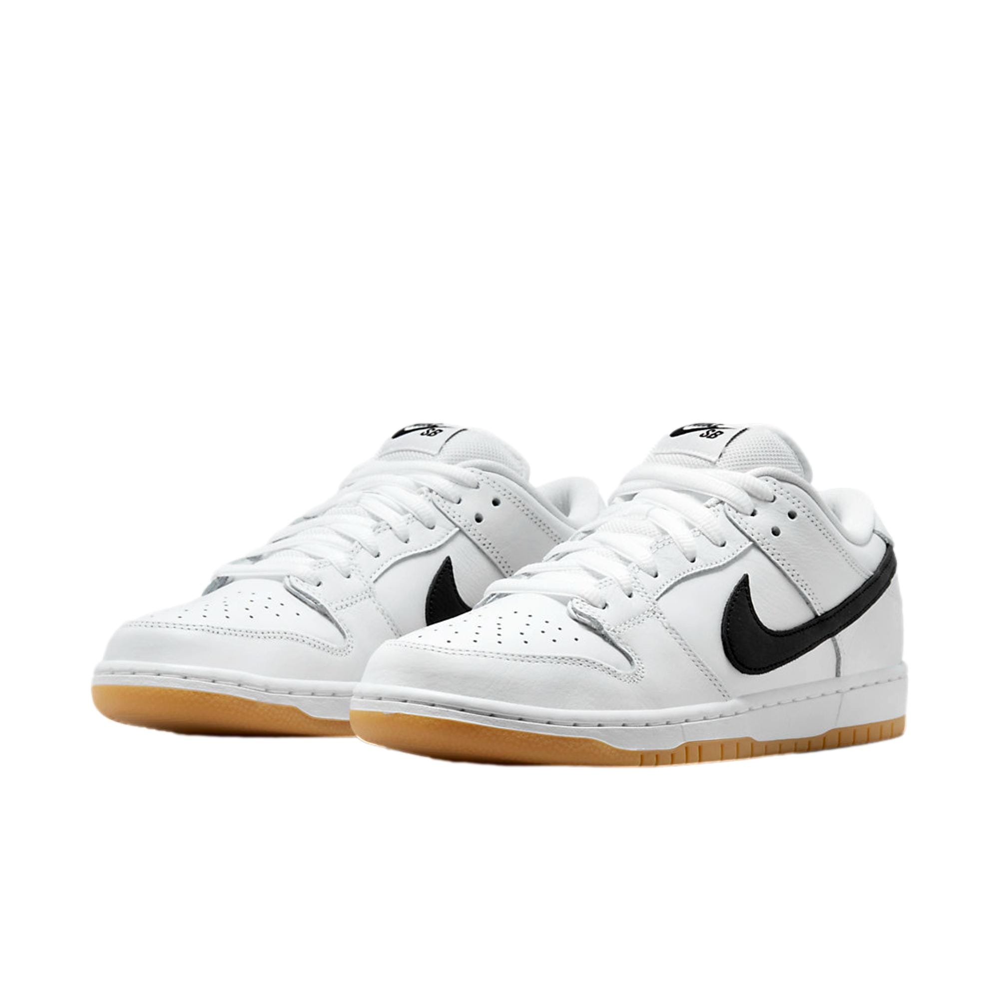 Men's Nike SB Dunk Low Pro White/Black-White CD2563-101