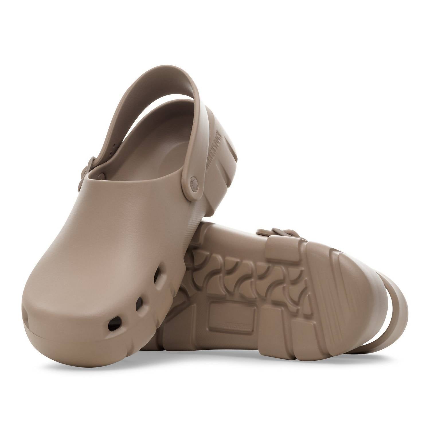Women's Birki Flow Clog In Gray Taupe