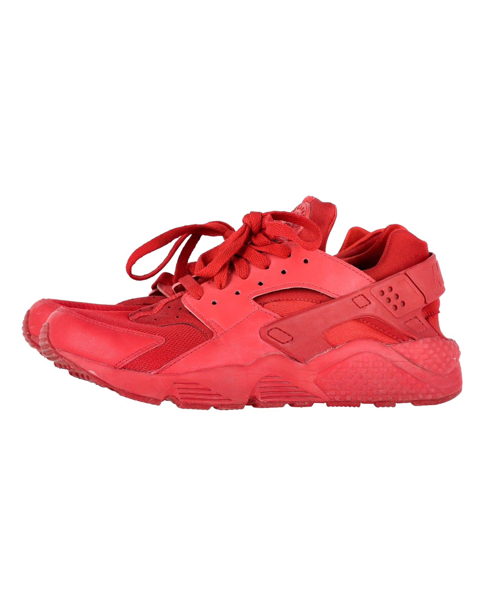 Nike Air Huarache Triple Red Sneakers in Red Rubber