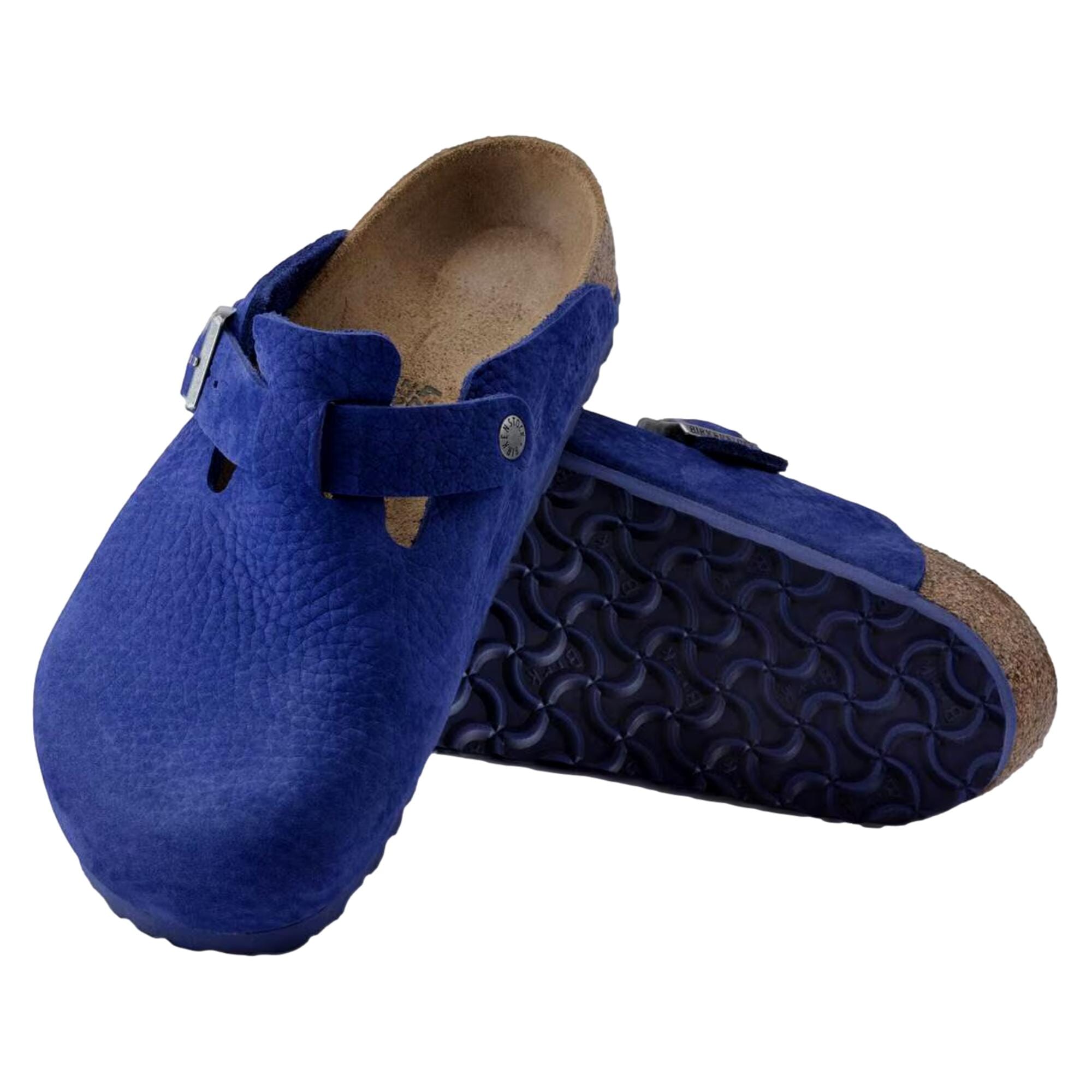 Men's Birkenstock Boston Clogs Indigo Blue 1025020