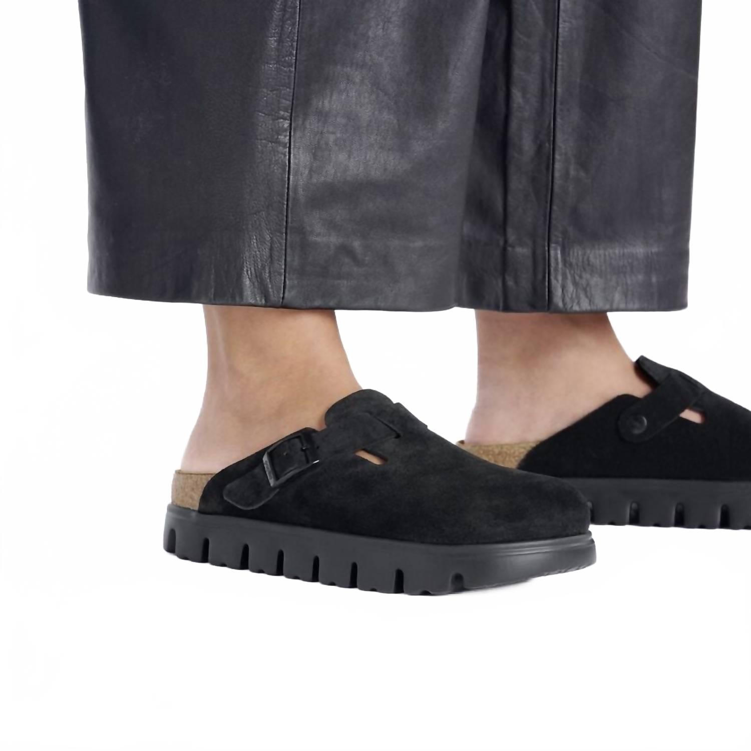 Women's Boston Chunky Slip-On Clogs In Black