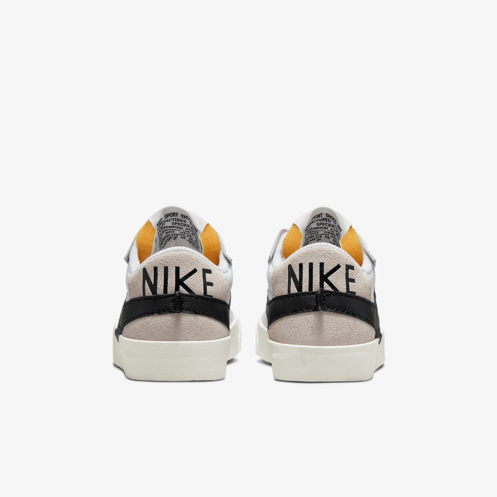 Men's Nike Blazer Low 77 Jumbo DN2158-101 Sneakers White Black Lifestyle Shoes