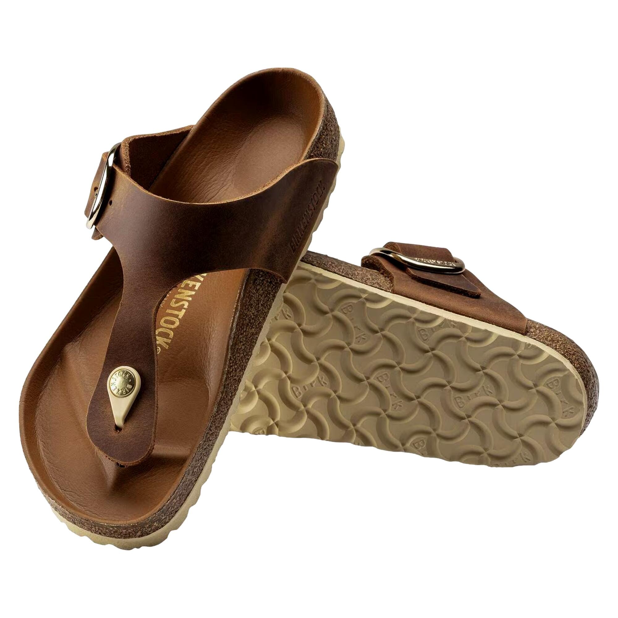 Women's Birkenstock Gizeh Big Buckle Cognac 1018745