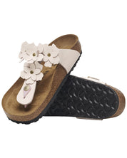 Birkenstock Gizeh Flowers Leather Thong Sandal