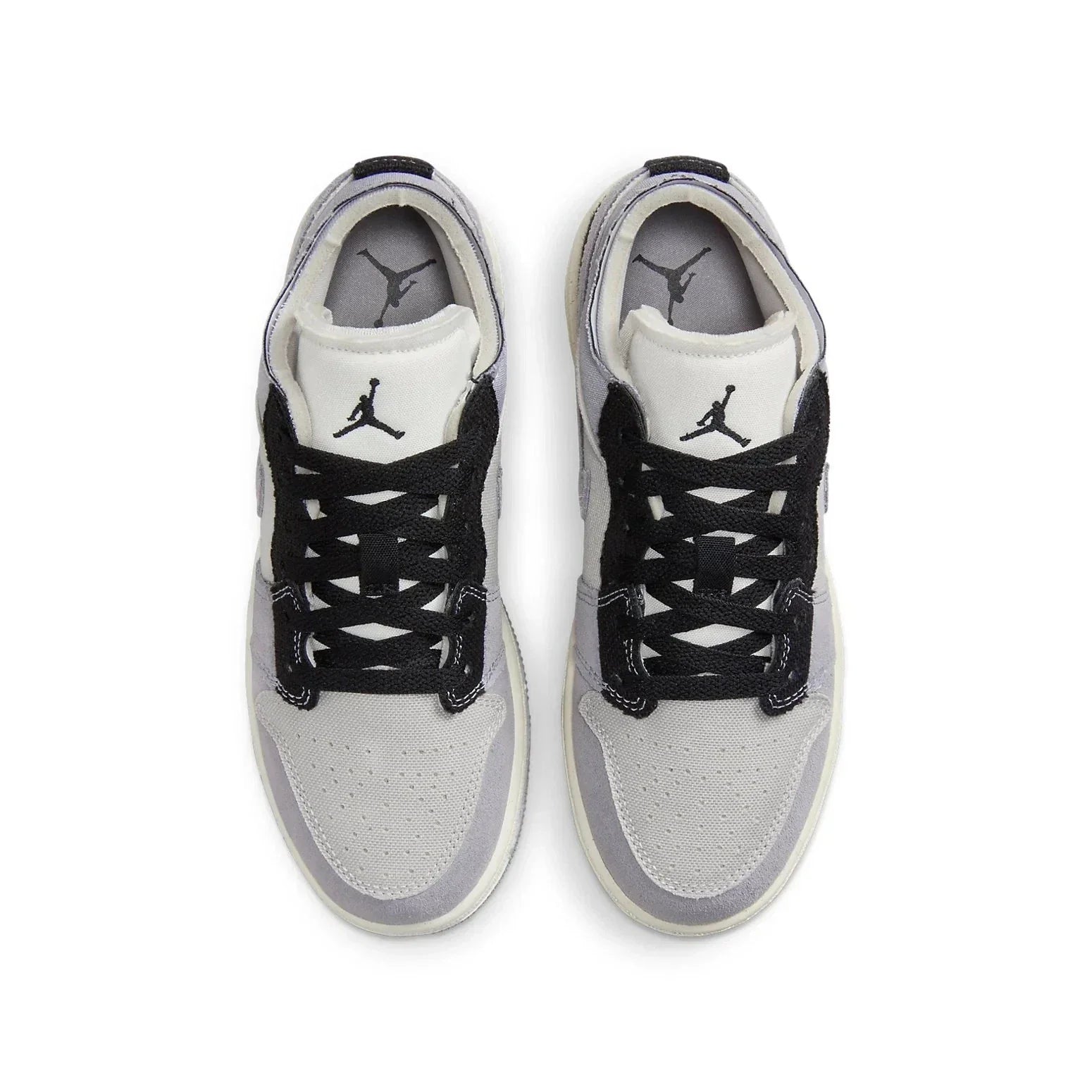 Youth Nike Air Jordan Low SE Craft FD9088- Gray Lifestyle Shoes HTAT125