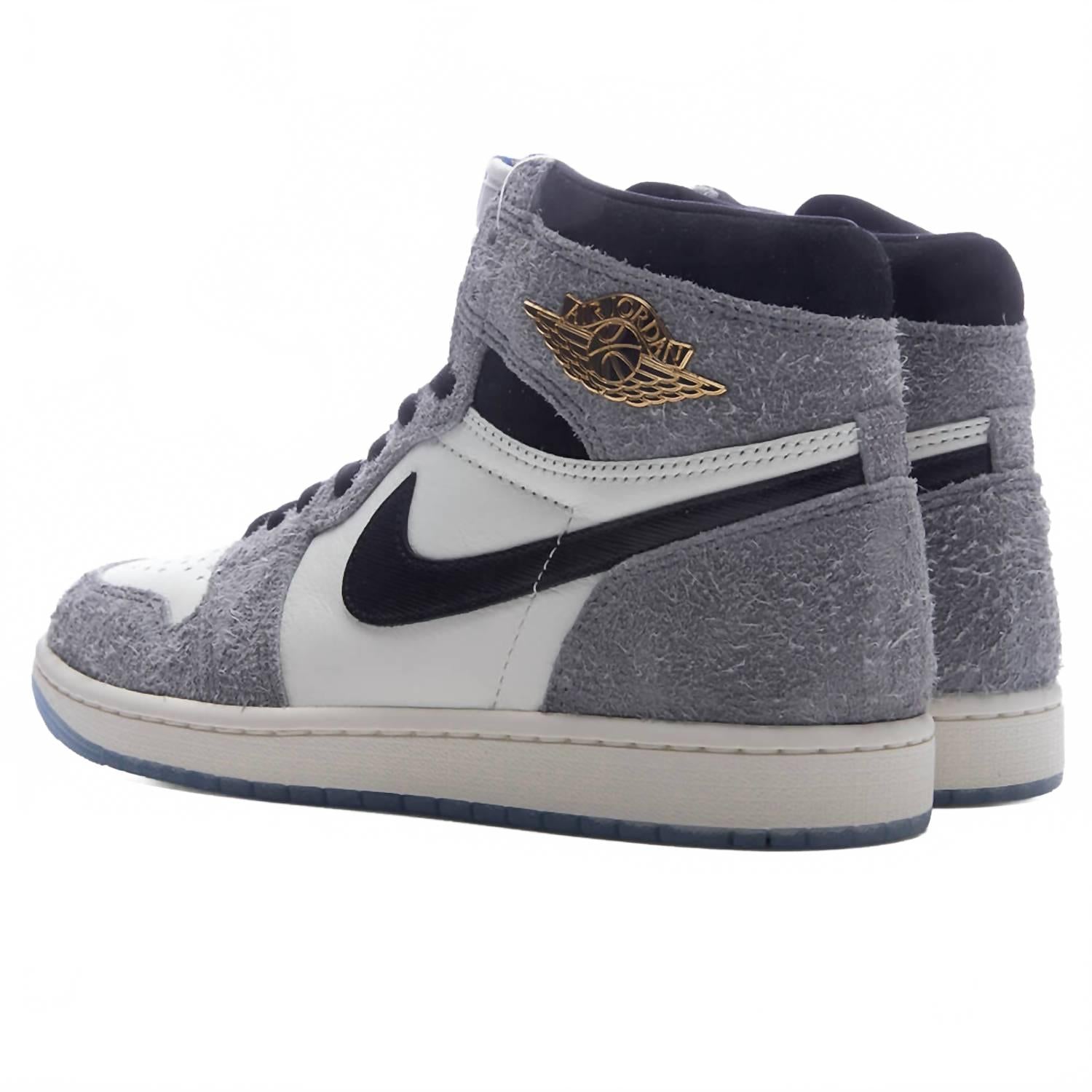 Men's Air Jordan 1 Retro High Og Sneaker In Cool Grey/black-Sail