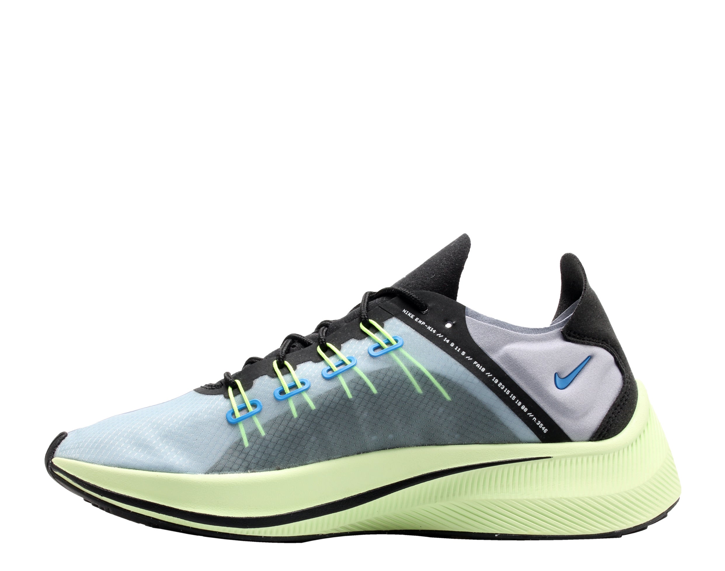 Men's Nike EXP-X14 Photo Blue/Glacier Grey-Black Running Shoes AO1554-400
