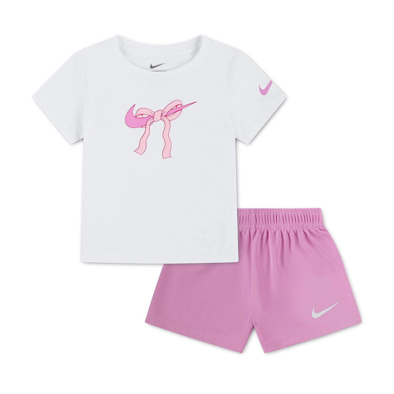 Swoosh Ribbon Short Set - Toddler