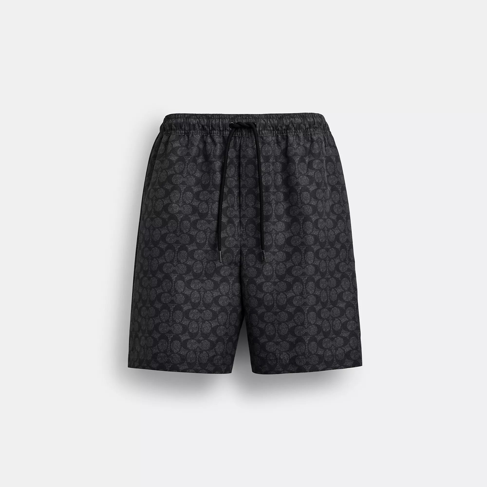Coach Outlet Signature Swim Trunks In Recycled Polyester