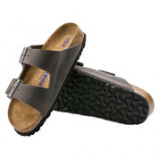 Unisex Arizona Soft Footbed Sandal In Iron