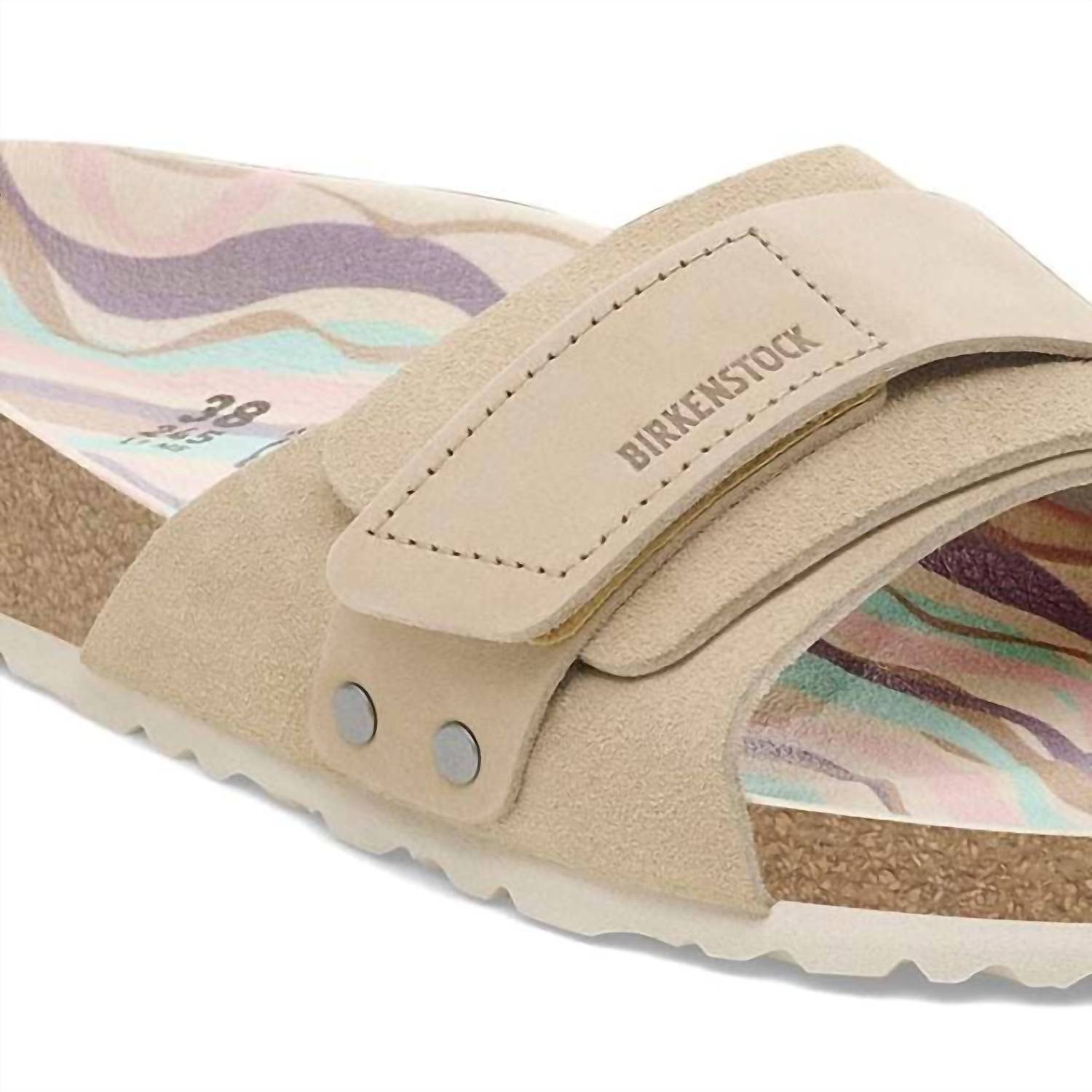 Unisex Oita Nubuck Suede Leather Sandals In Sandcastle