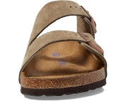 Unisex Birkenstock Arizona Soft Footbed Slide M9-9.5/W11-11.5 Sandal FZP250 (Brown,M9-9.5/W11-11.5)
