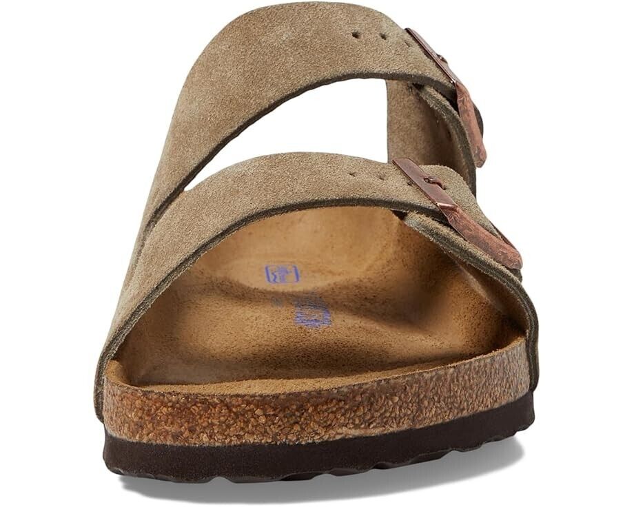 Unisex Birkenstock Arizona Soft Footbed Slide M9-9.5/W11-11.5 Sandal FZP250 (Brown,M9-9.5/W11-11.5)