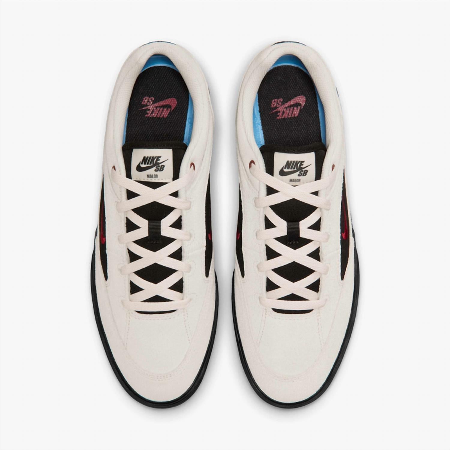 Men's Sb Malor Shoes In Lt. Orewood Brown / Team Red-Black