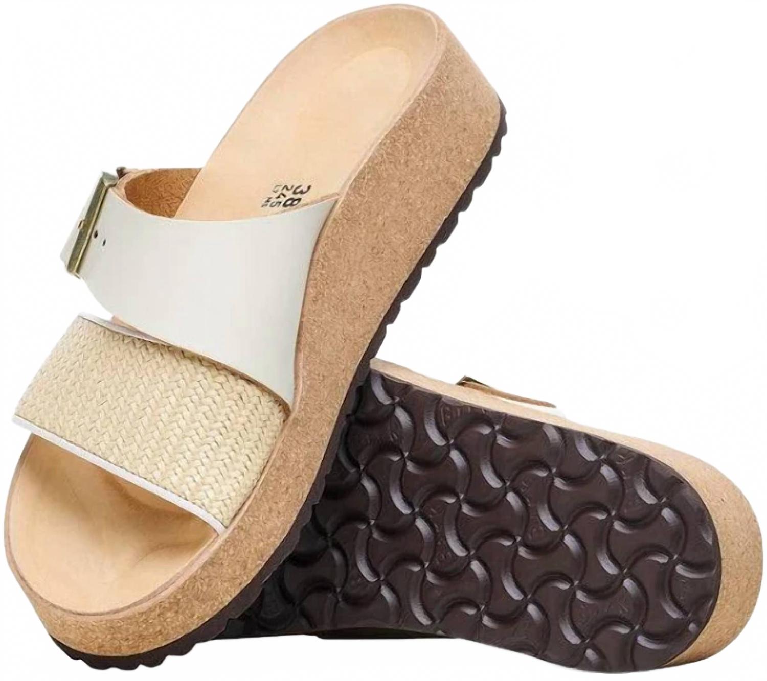 Women Almina Sandal In Natural/white