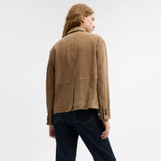 Coach Outlet Suede Coat