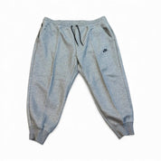 Elastic Waistband And Cuffs Sweatpants In Gray