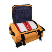 3pc GAP Soft-Shell Suitcase Lockable Travel Trolley Luggage Set 73cm Yellow