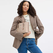 Coach Outlet Mollie Tote Bag 25 In Signature Canvas