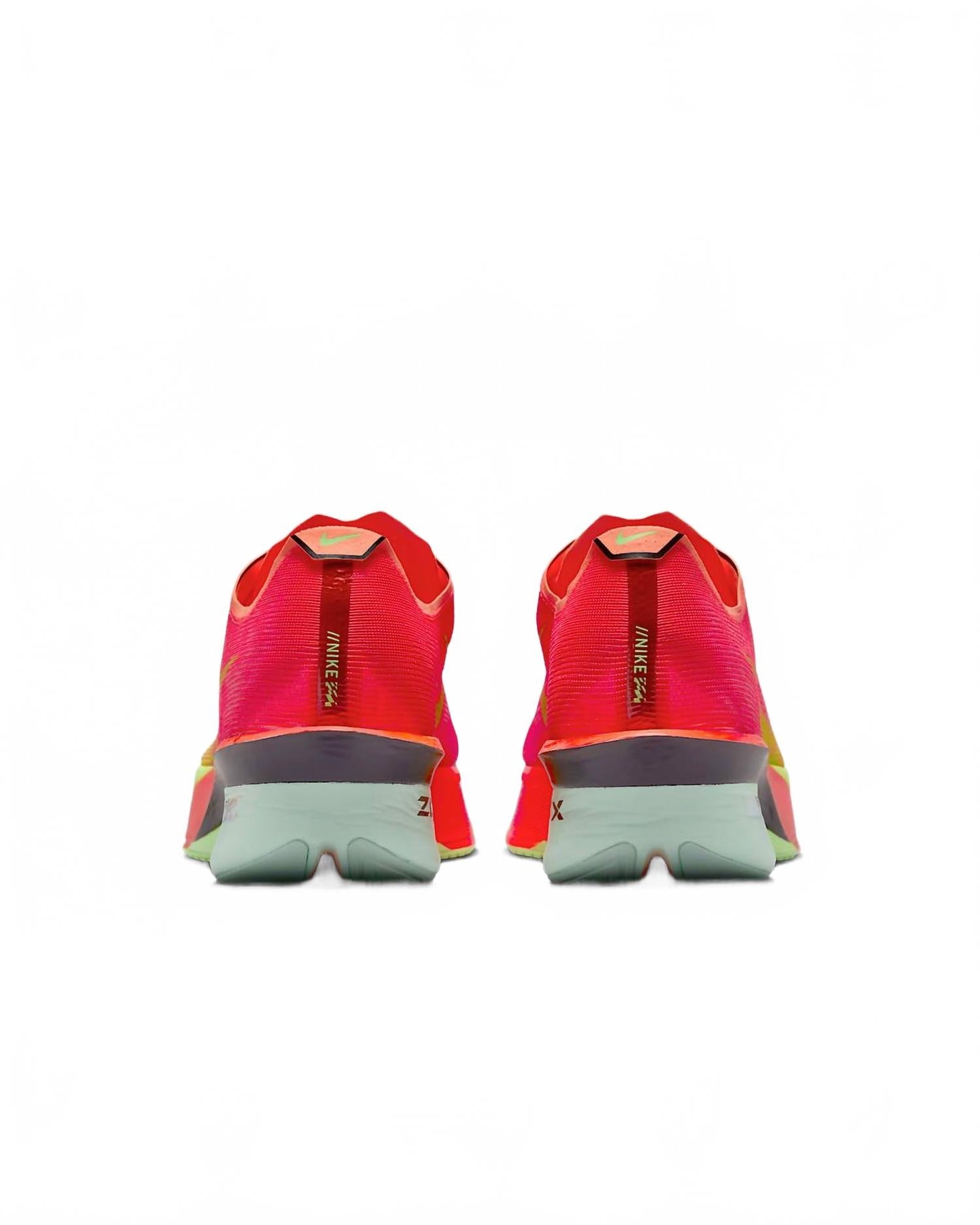 Men's Zoomx Vaporfly Next % 4 Road Racing Shoes In Bright Crimson/mint Foam/cave Purple/lime Blast