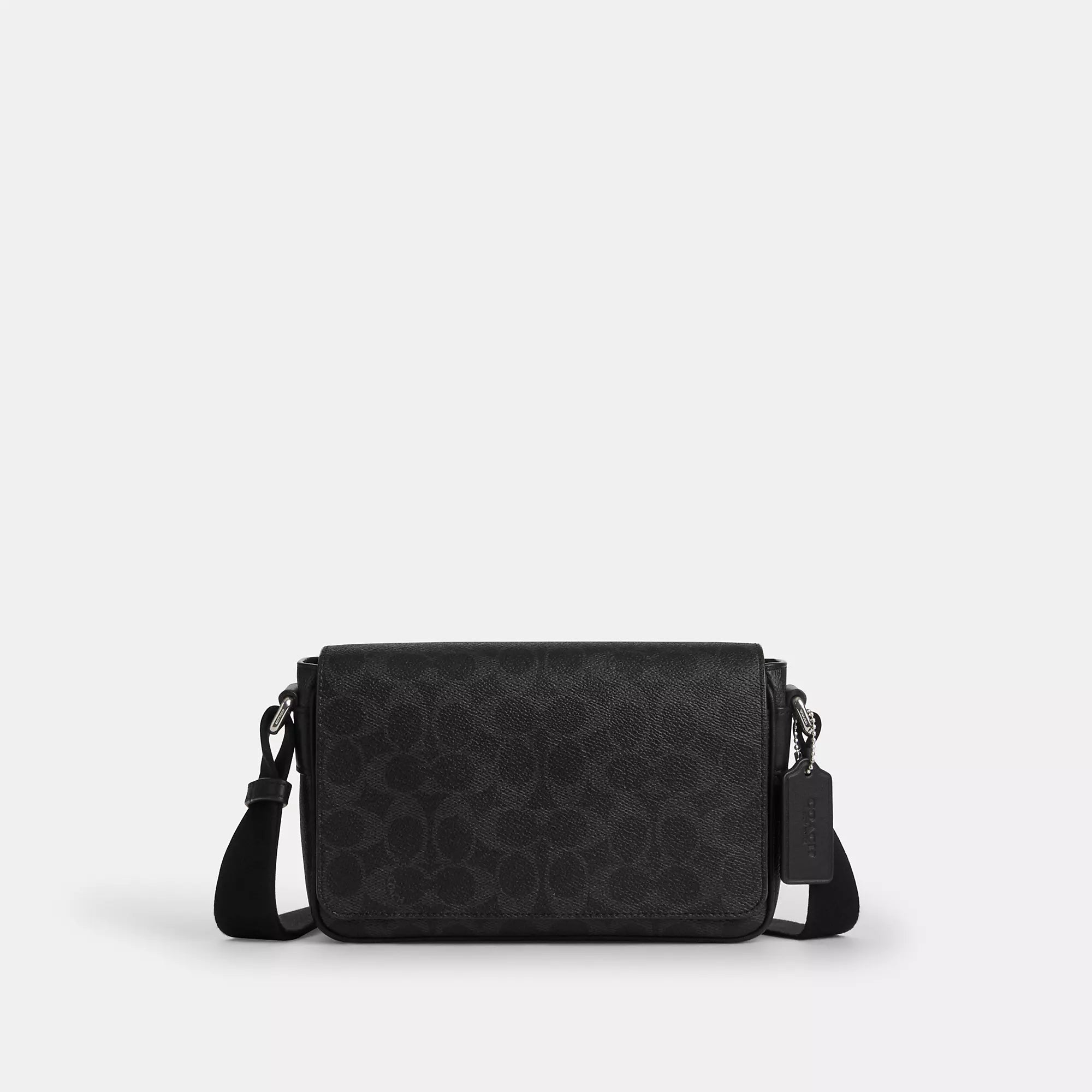 Coach Outlet Jack Small Flap Crossbody Bag In Signature Canvas