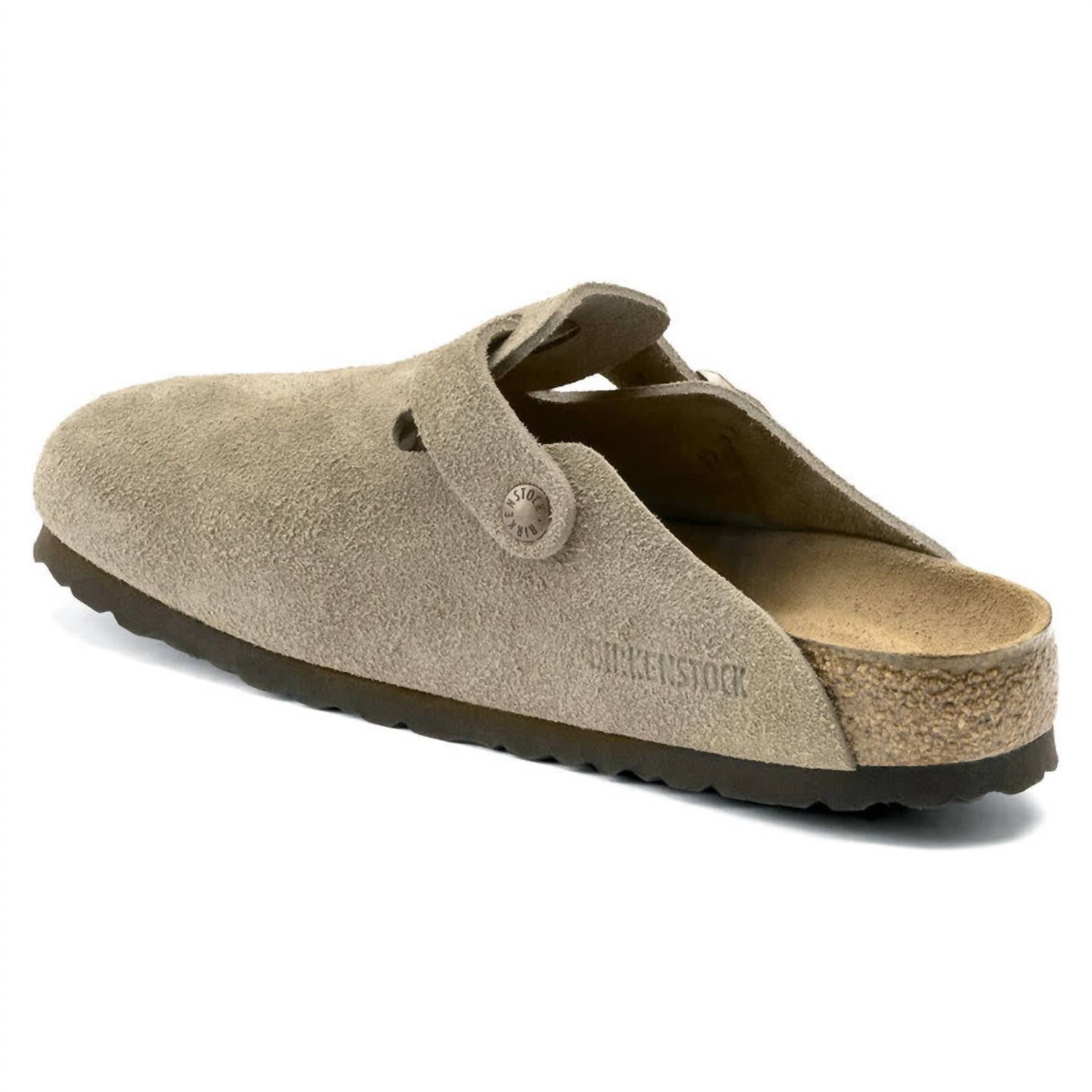 Men's Boston Clog In Taupe