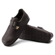 Women's London Oiled Leather Clog In Habana