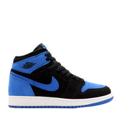 Grade-School Nike Air Jordan 1 Retro High OG Black / Royal Blue - White FD1437-042