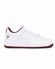 Men's Nike Kobe Air Force 1 Low Lower Merion White/Team Red IB0018-101
