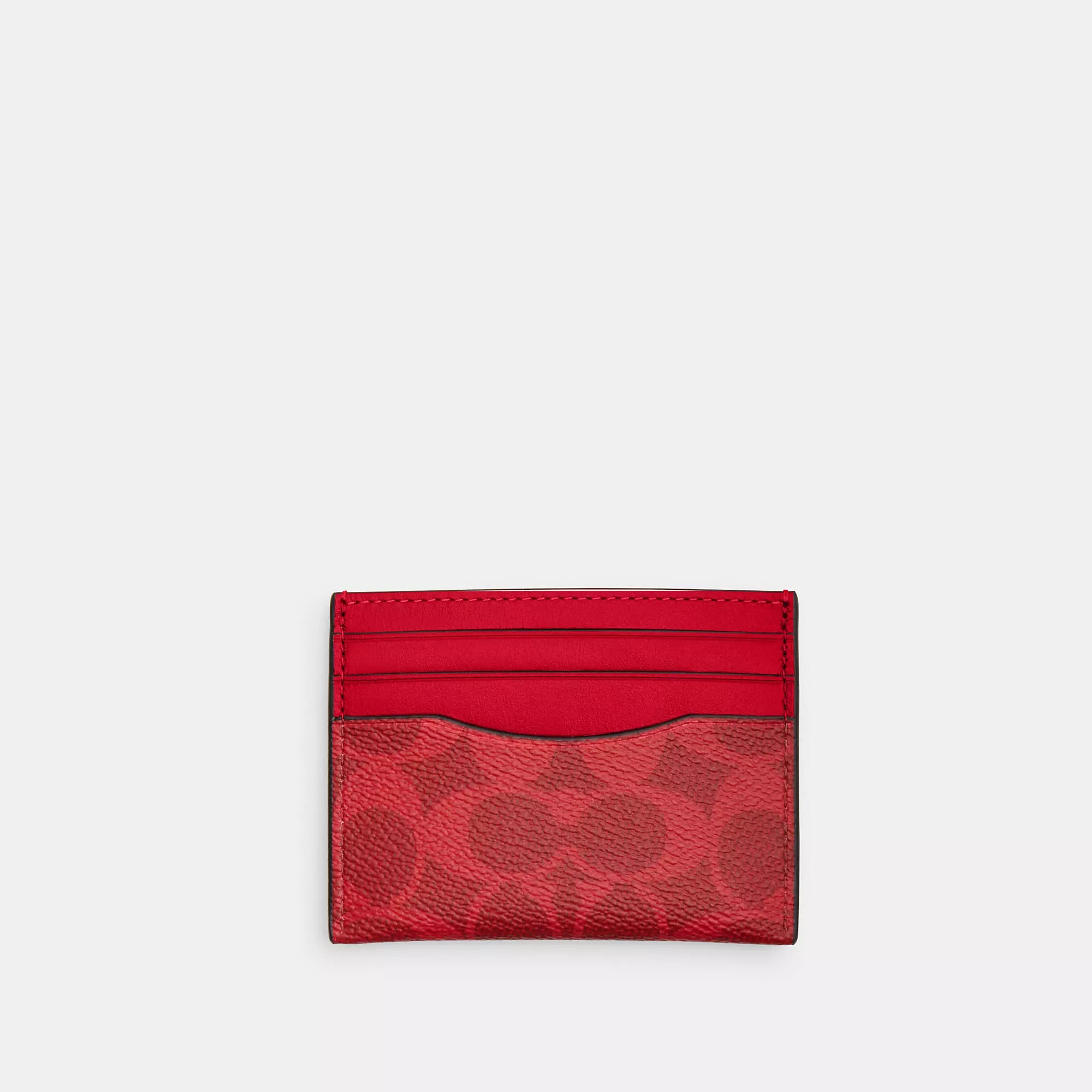 Coach Outlet Slim Id Card Case In Signature Canvas
