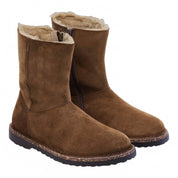 Women's Uppsala Zip Shearling Winter Boot In Dark Tea