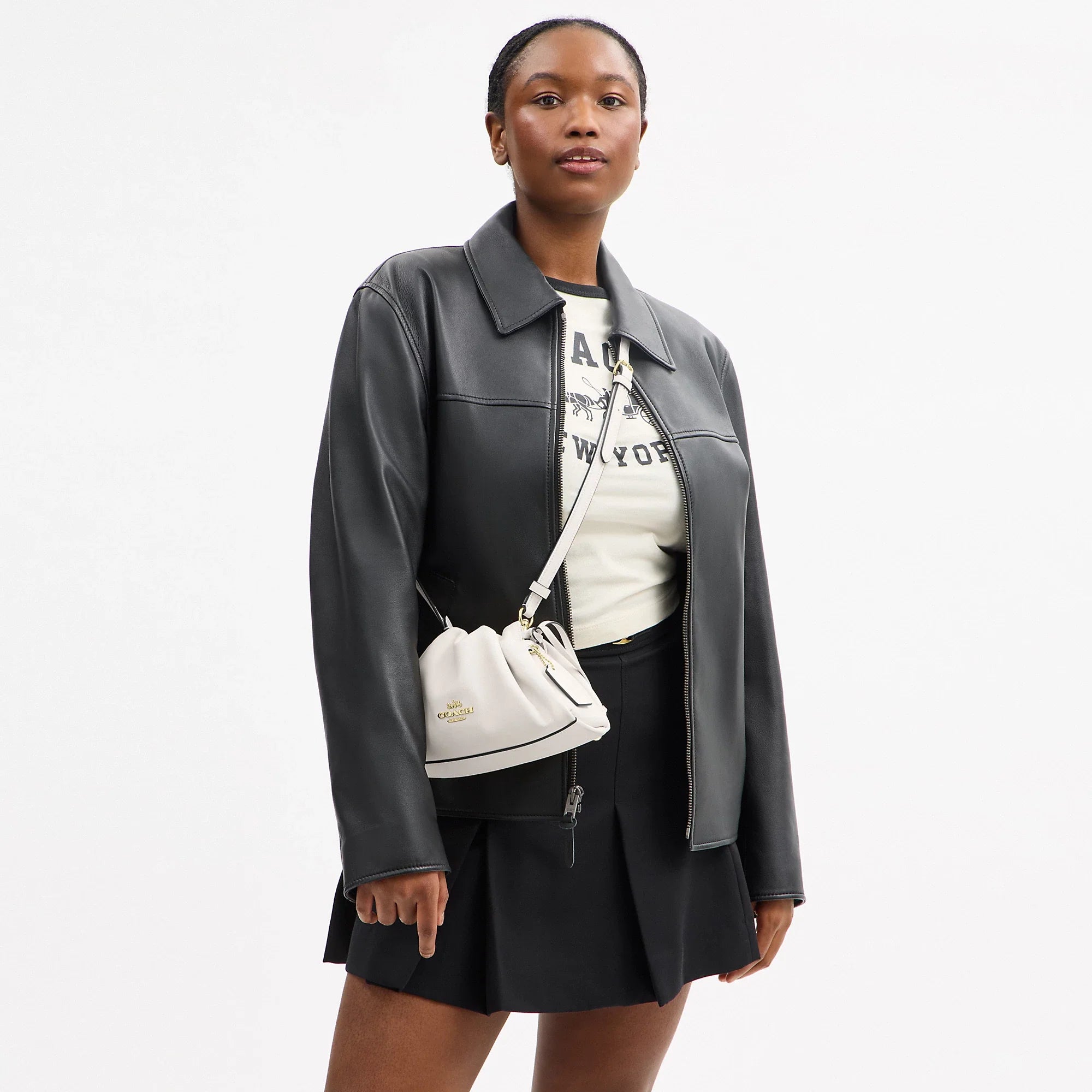 Coach Outlet Faye Shoulder Bag With Ruching