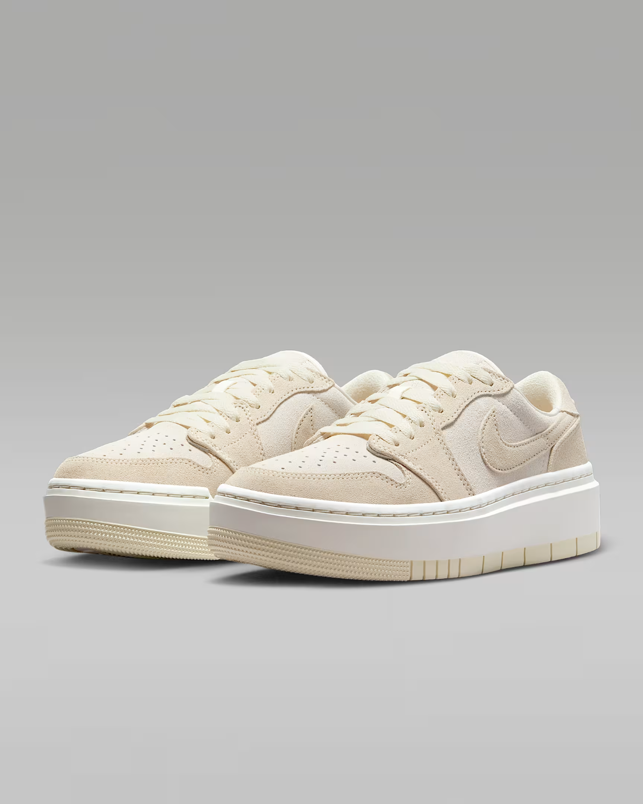 Women's Nike Air Jordan 1 Elevate Low DH7004-101 Sail Coconut Milk Leather Shoes