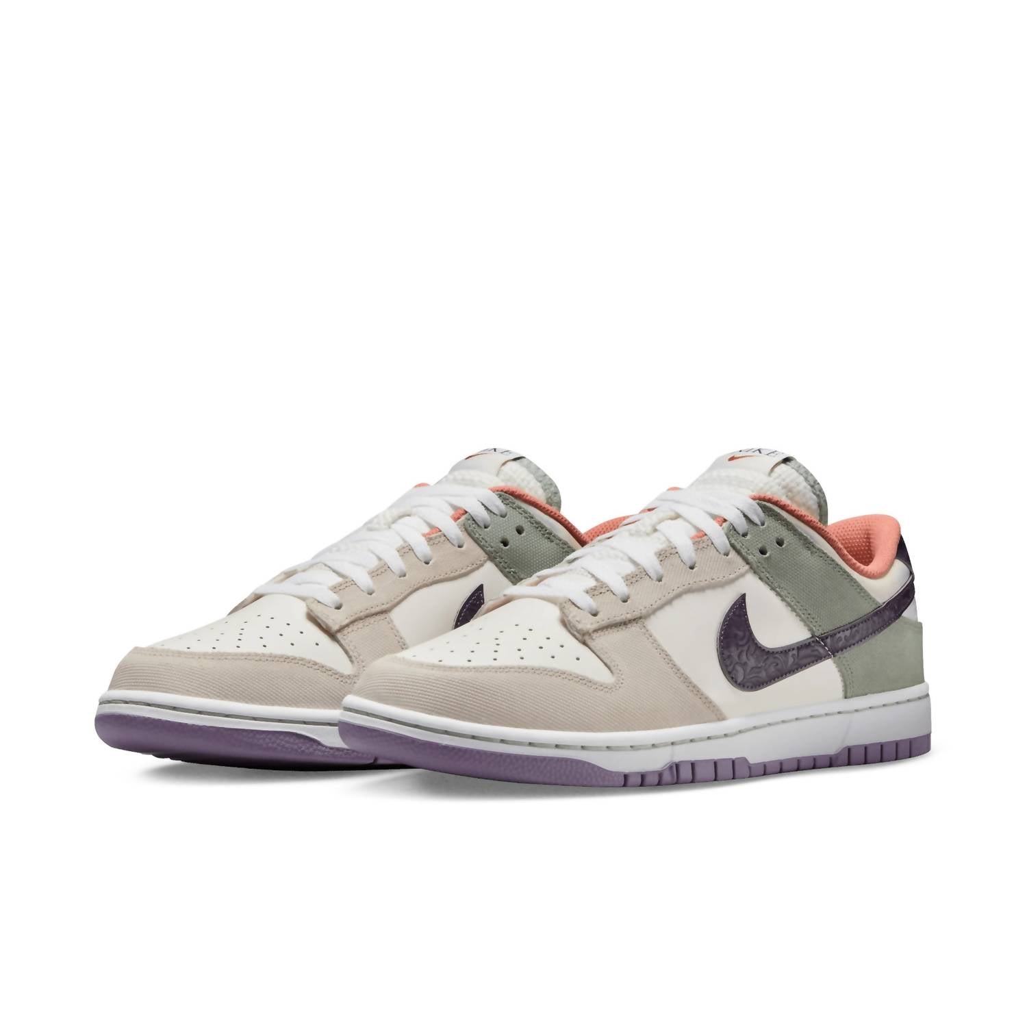 Men's Dunk Low Retro Se Nola Sneakers In Sail/light Bone/gridiron