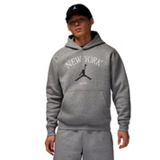 Men's Nike Air Jordan New York City Pullover Hoodie Carbon Heather HF1489-091